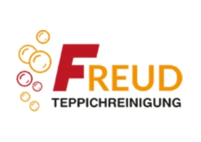 Logo des Unternehmens Freud Teppichreinigung. SEA Kunde von web-part.de